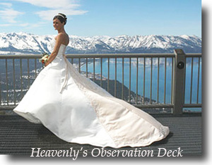 Bride on Heavenly Mountain observation deck
