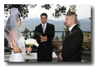 An actual ceremony at Logan Shoals Vista Point