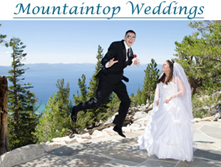 Wedding on the mountaintop of Heavenly Mountain Resort