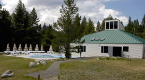 The park's recreation hall available for receptions