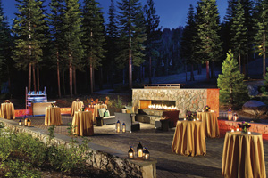 The Fireside Terrace at the grand Ritz-Carlton