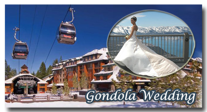 Visit the photo gallery of our gondola weddings at Heavenly Mountain