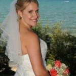 Nice smile from the bride