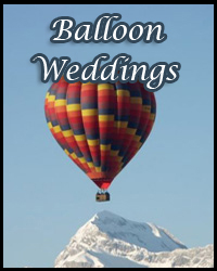 Balloon weddings over Lake Tahoe