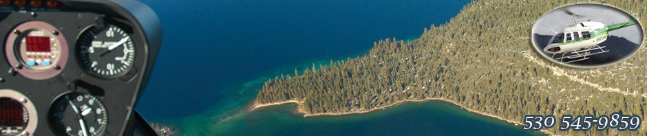 Aerial view of Lake Tahoe