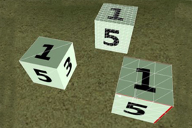 The dice represent an odd formation of numbers that infrequently appear on the calendar