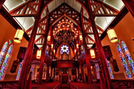 View of the church's interior