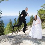 On looking bride of the joyous groom