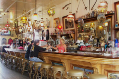 Scene inside the Bucket of Blood Saloon in Virginia City