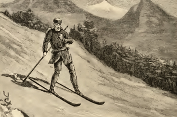 Snowshoe Thompson on skiing